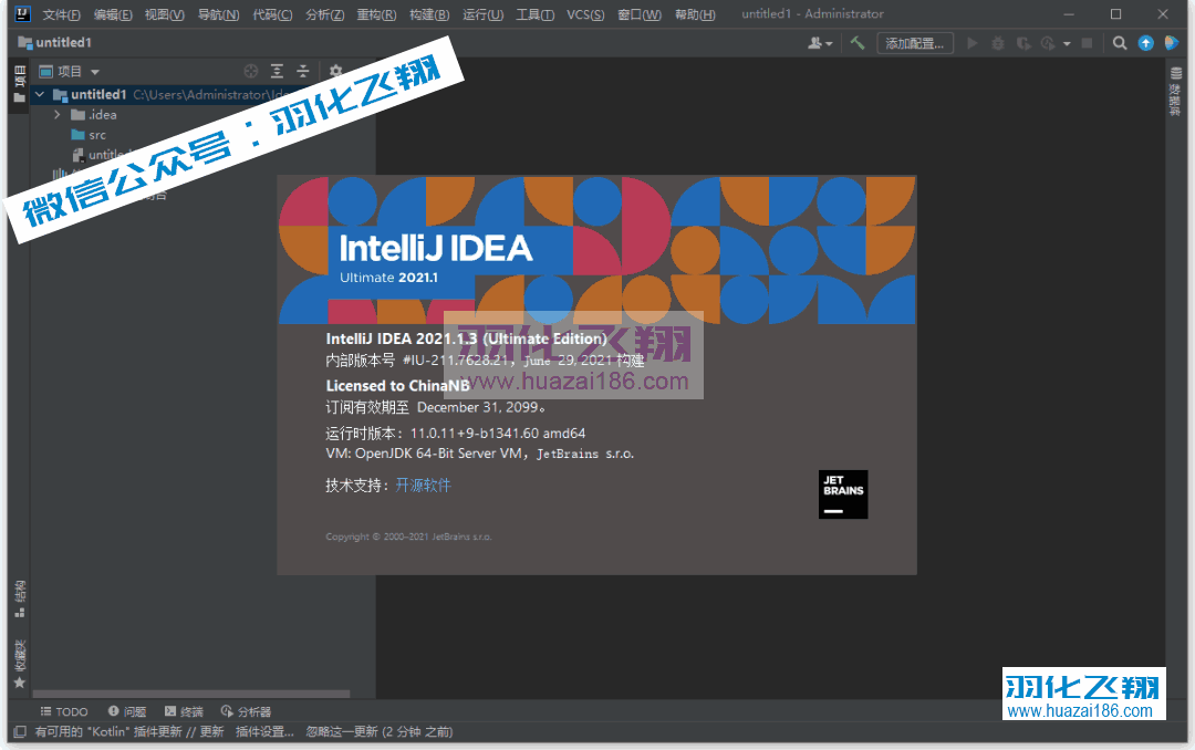 IntelliJ IDEA 2021.1.3软件安装教程步骤1