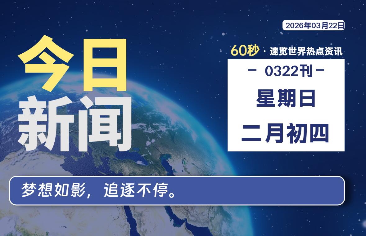 03月22日，星期日, 知天下-羽化飞翔