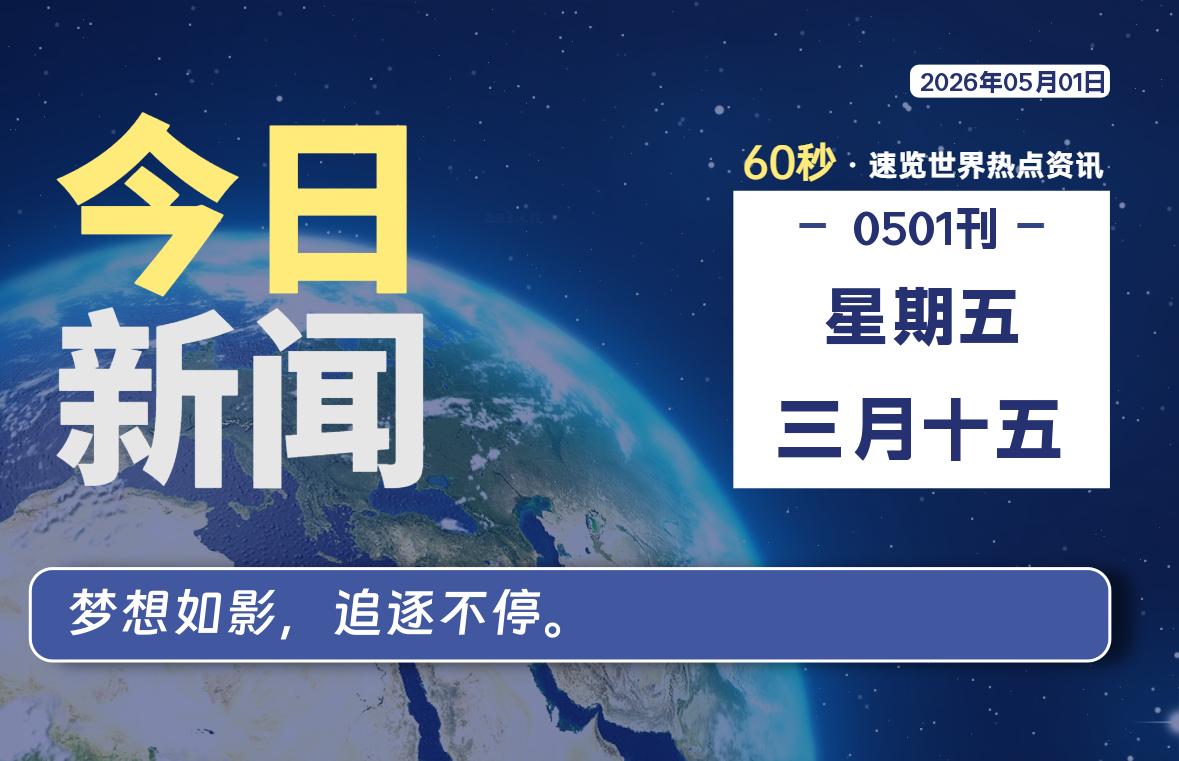 05月01日，星期五, 知天下-羽化飞翔